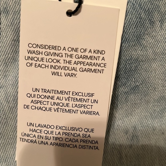 22. Calvin Klein High Rise Straight Jeans in Tie-Dye Effect Acid Wash - Picture 13 of 16